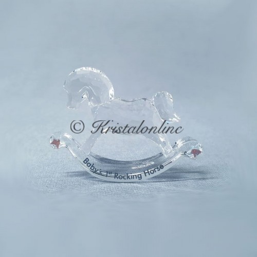 Swarovski Crystal | Silver Crystal | Crystal Moments | Baby's First Rocking Horse | 5522867